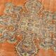 6x8 Brunt Orange & Beige Aesthetic Vintage Rug, 188x262Cm