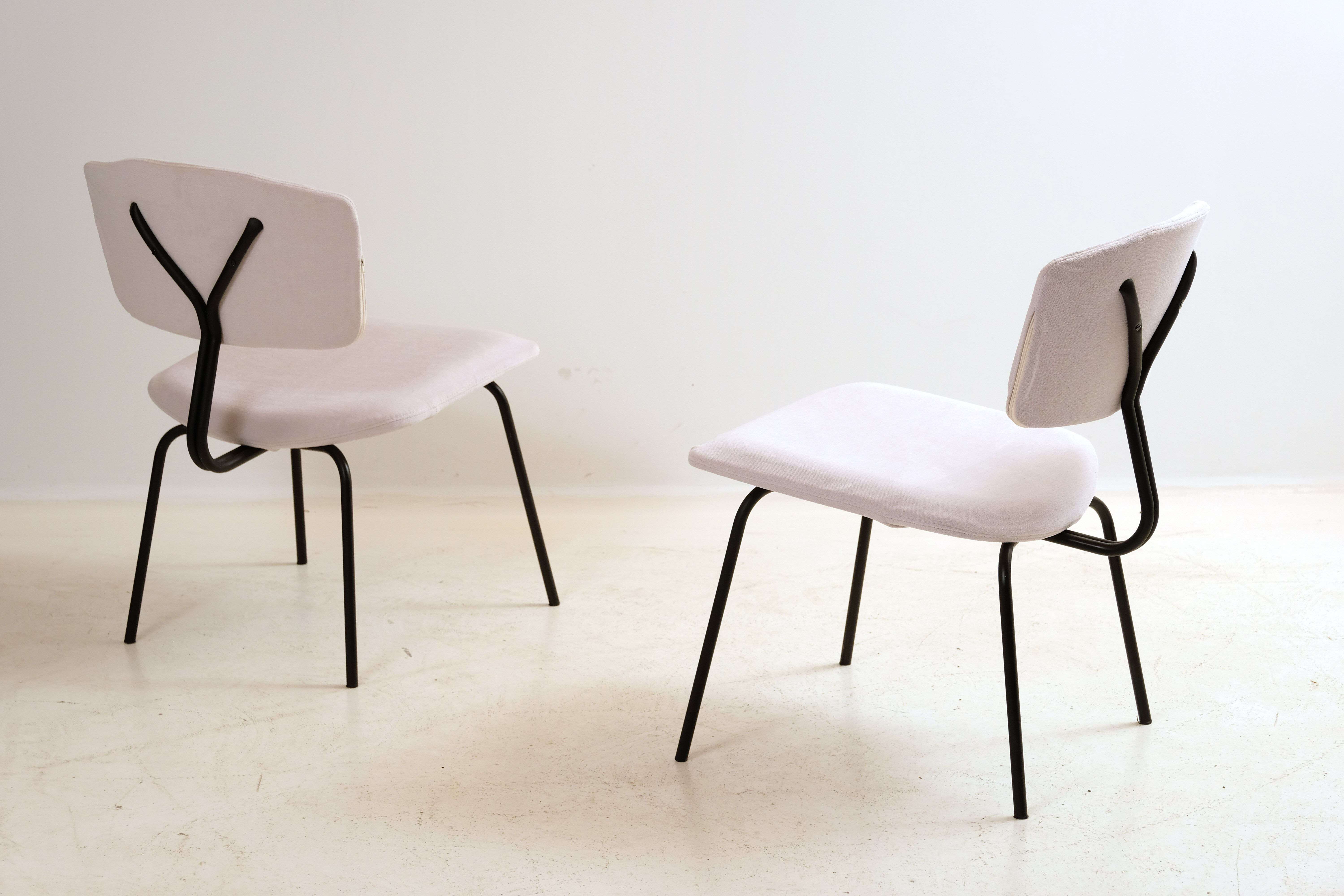 Pair of chairs Sunday C. Sclafert 1950's