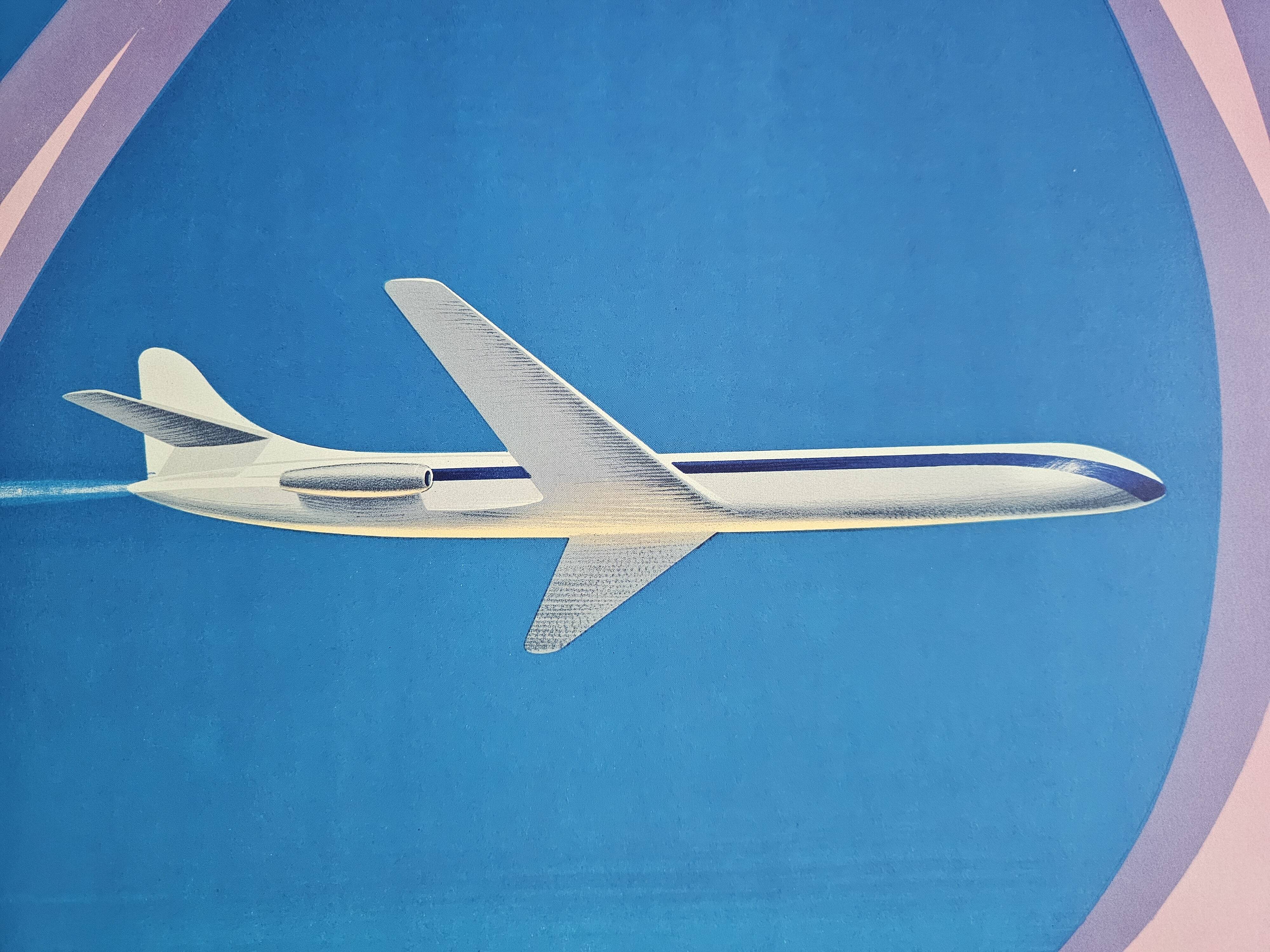 Air france poster - caravelle - jen colin