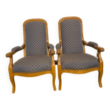 Set of 2 Voltaire children's armchairs