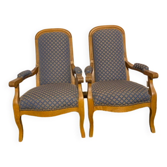 Set of 2 Voltaire children's armchairs