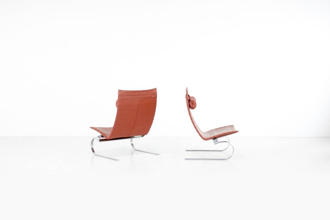 PK20 armchairs by Poul Kjaerhom for Fritz Hansen, Denmark 1968.