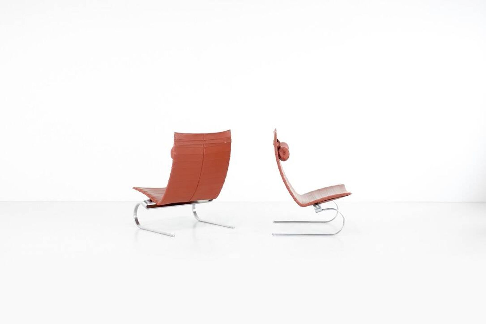 PK20 armchairs by Poul Kjaerhom for Fritz Hansen, Denmark 1968.