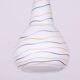 Mid-Century Czech Chromed Steel and Milk Glass Pendant Light, 1960s