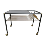 Vinyl holder side table