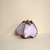 Baladeuse lilas tissée à poser