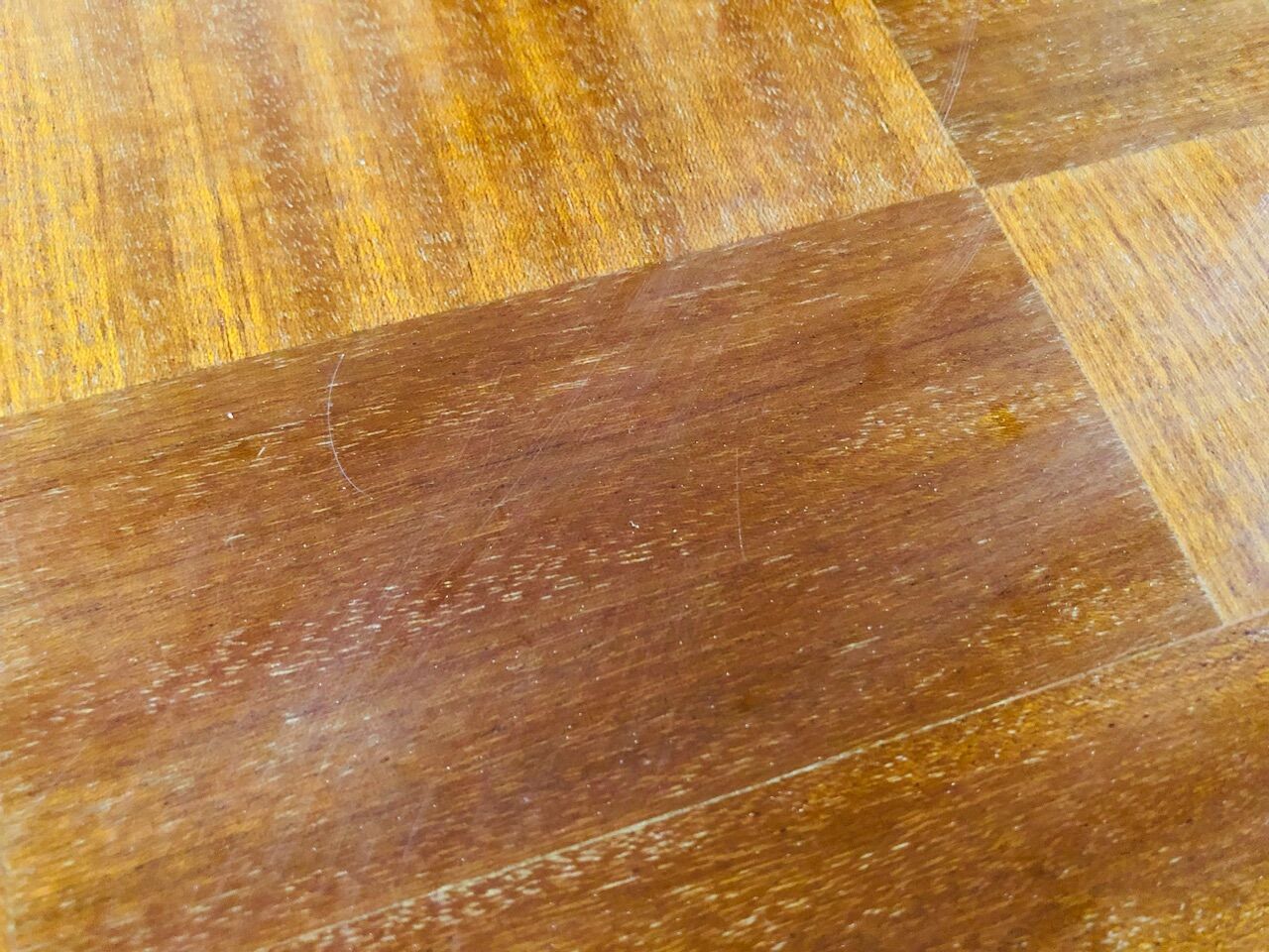 Vintage blond wood coffee table, Circa 60