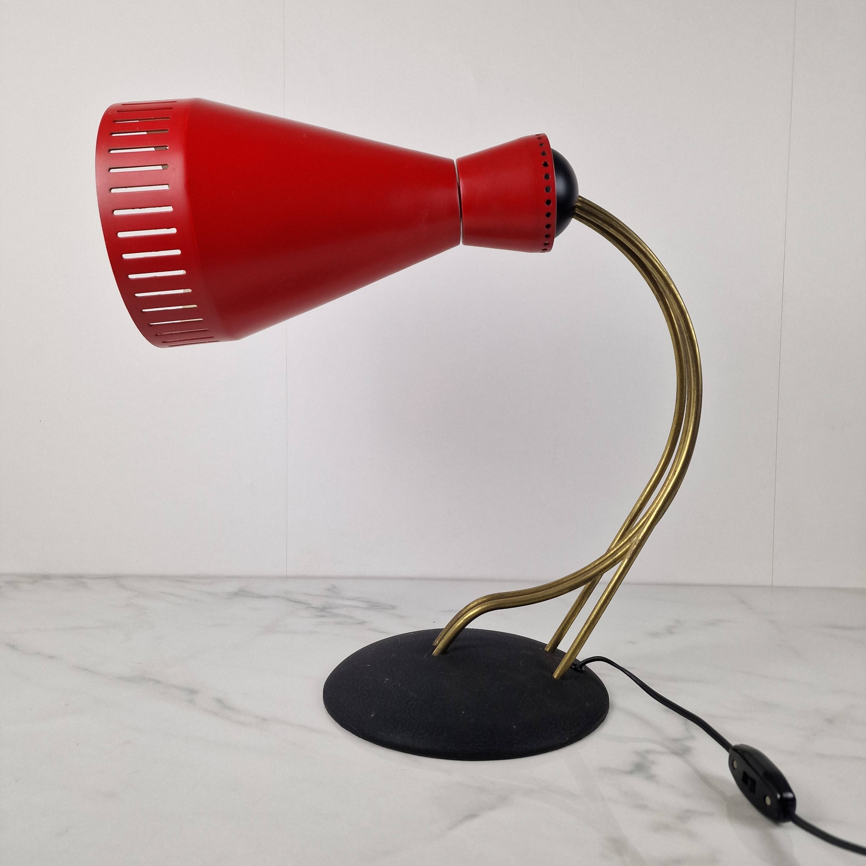 Rare Adjustable BAG Turgi Desk Lamp – Switzerland, circa 1950s