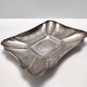 Vintage Rectangular Embossed Silver Plated Tray / Centerpiece by Olri, Italy
