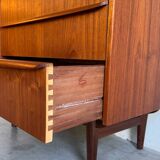 Danish vintage chest of drawers in teak