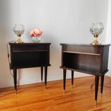 Pair of vintage bedside tables