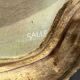 Large metal tray with cabbage pattern