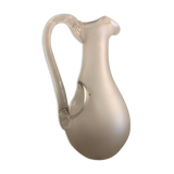 Ancient frosted crystal decanter