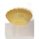 Venetian Amber Graniglia Budino Murano Glass Flush Mount by Simoeng