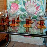 Luminarc retro amber glass