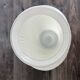 Vintage large pressed white glass vase