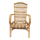 Series of 4 rattan armchairs from the 70s from the Netherlands