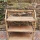 Rattan shelf