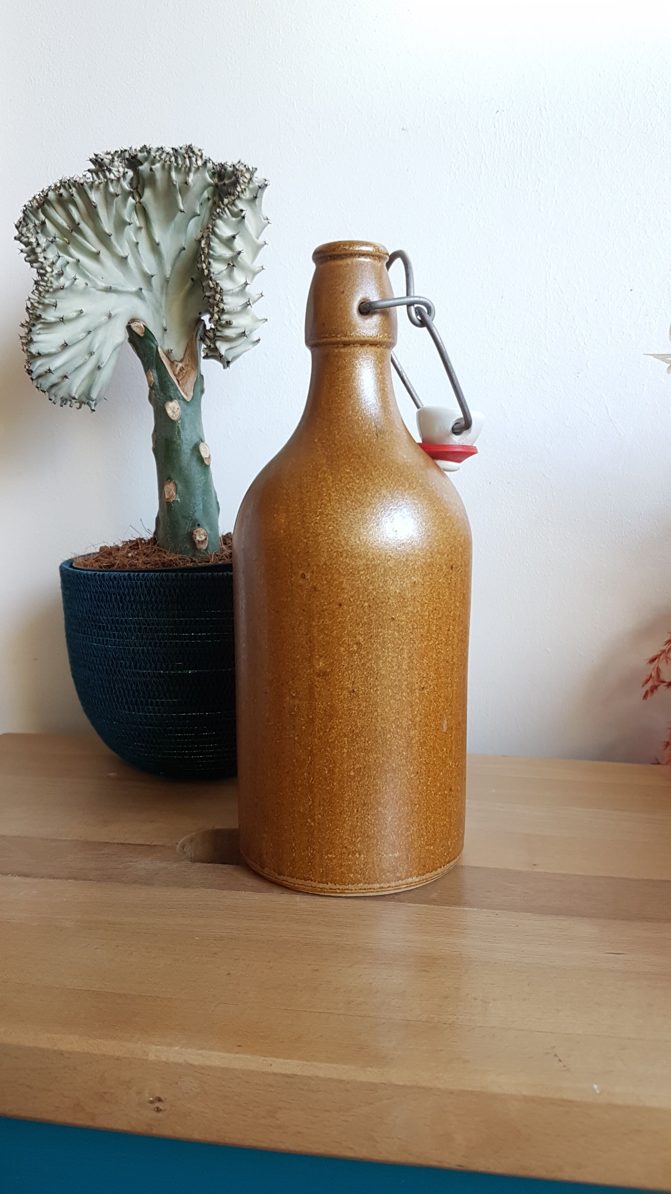 Bottle in glazed stoneware 0.5L
