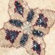 7x10 Persian Burgundy Beige Vintage Rug, 201x323Cm