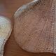 lot de 2 suspensions osier vintage
