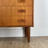Teak chest of drawers