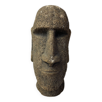 Moai stone statuette