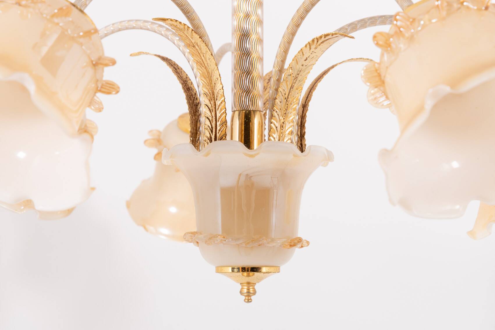 Murano glass ‘Flower’ chandelier, 1960’s Italy