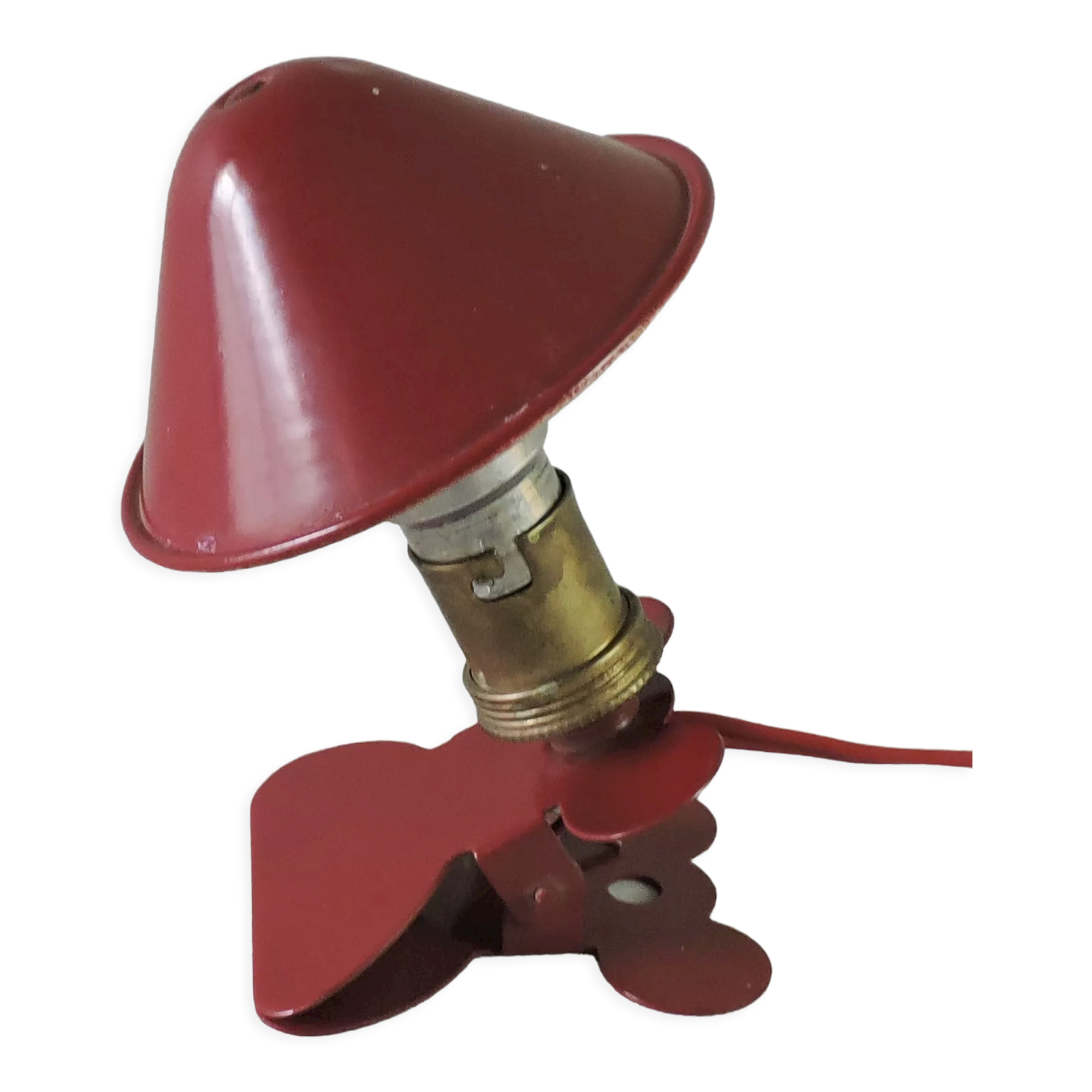 Vintage lamp "clip" France 50s