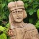 Wooden religious statuette