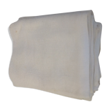 Set de 12 serviettes blanches damassées