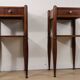 Art Deco pair of nightstands in walnut – 1940s