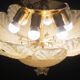 Set of 2 Dubai, Murano Glass Gold Flush Mount, 1970s