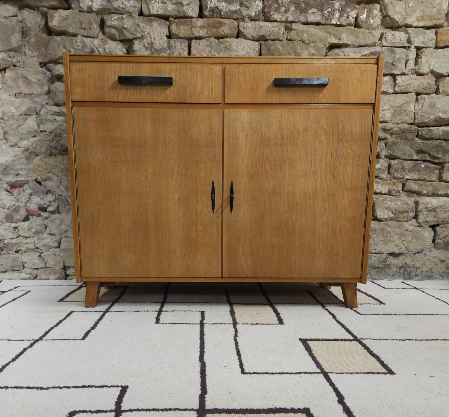 Vintage 1960s low sideboard