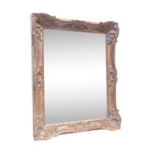 miroir 19 ème bois et