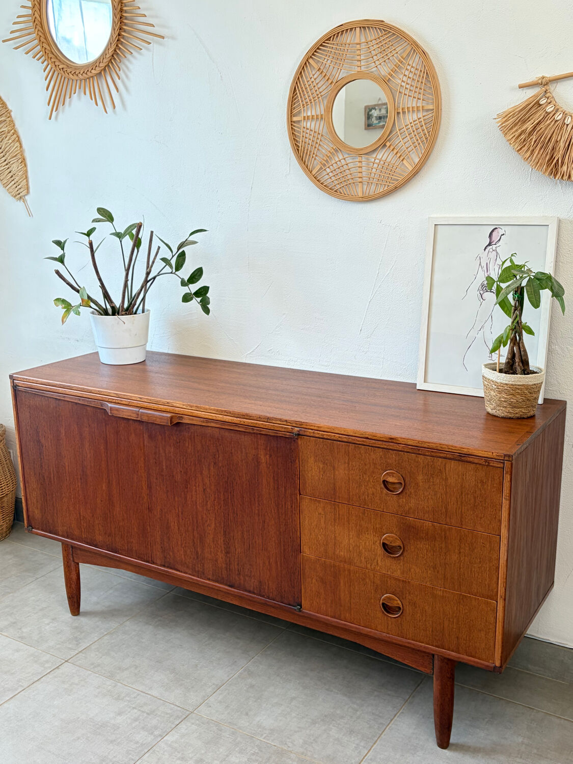 Scandinavian teak sideboard