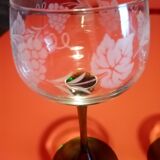 2 verres à vin blanc d Alsace