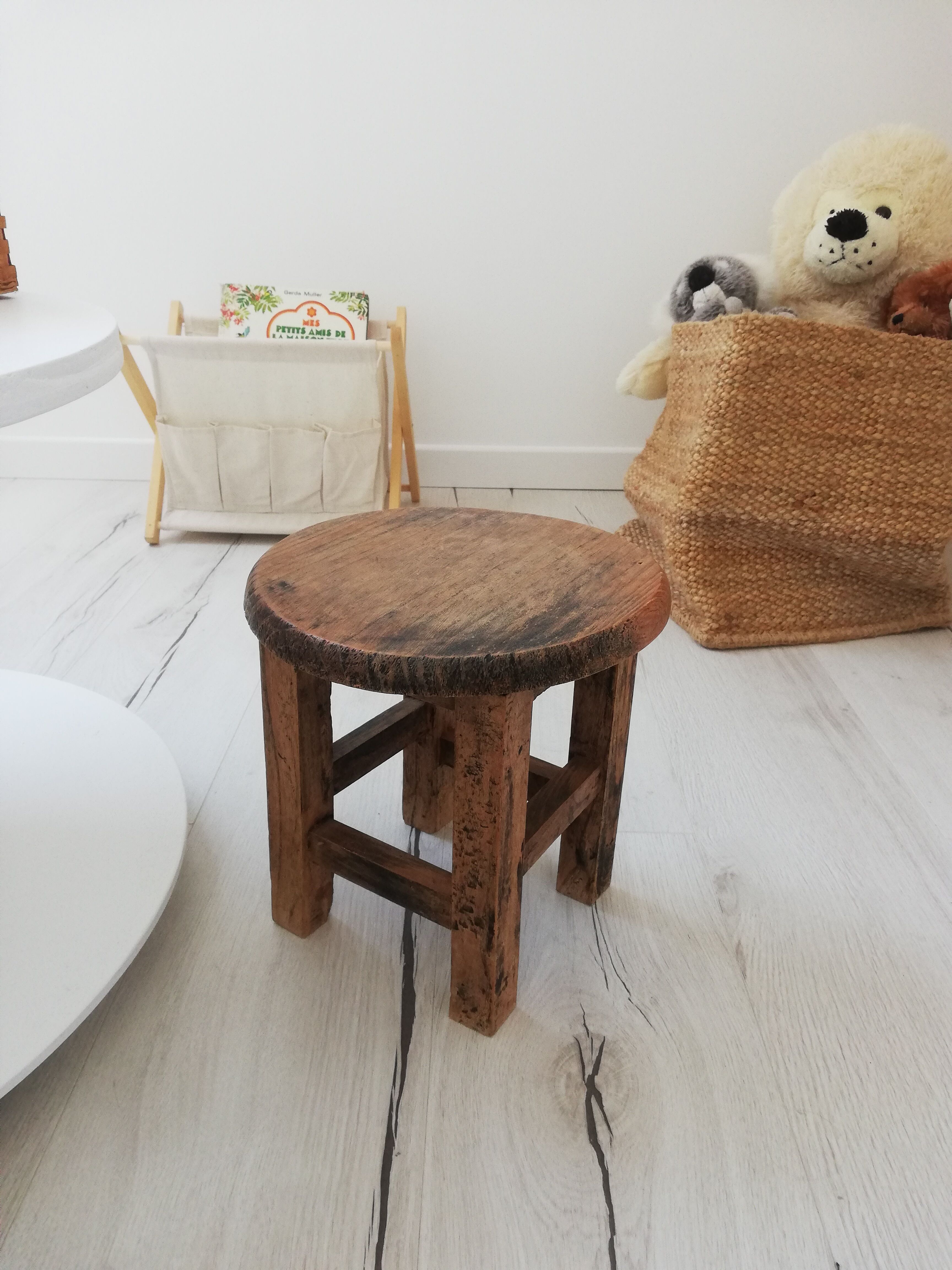 Vintage farm stool