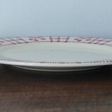 Earthenware serving dish with cherry decoration