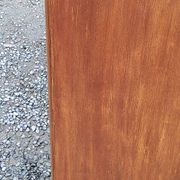 Enfilade of the 50s in oak and mahogany feet compass