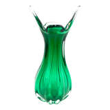 Egermann green vase, Czech Republic, 1970s