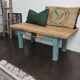 Small solid wood bench/coffee table