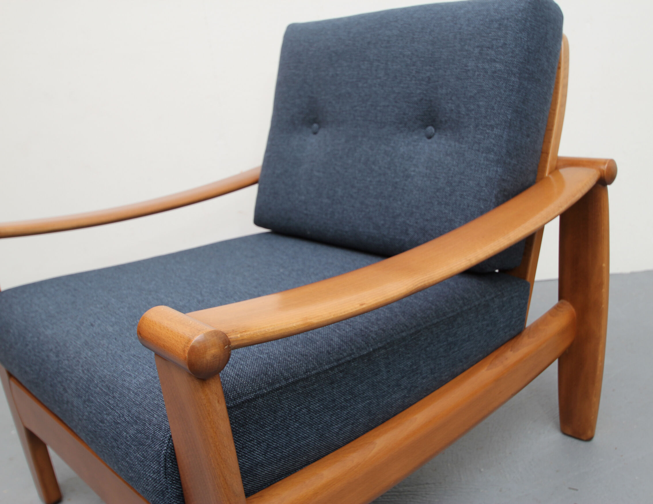 Armchair in darkblue 1960