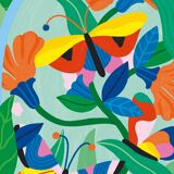 BUTTERFLIES - A3 illustration