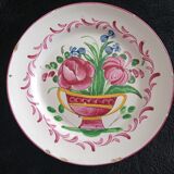 Lots de quatre assiettes Saint-Clément et Gaston Bonfils