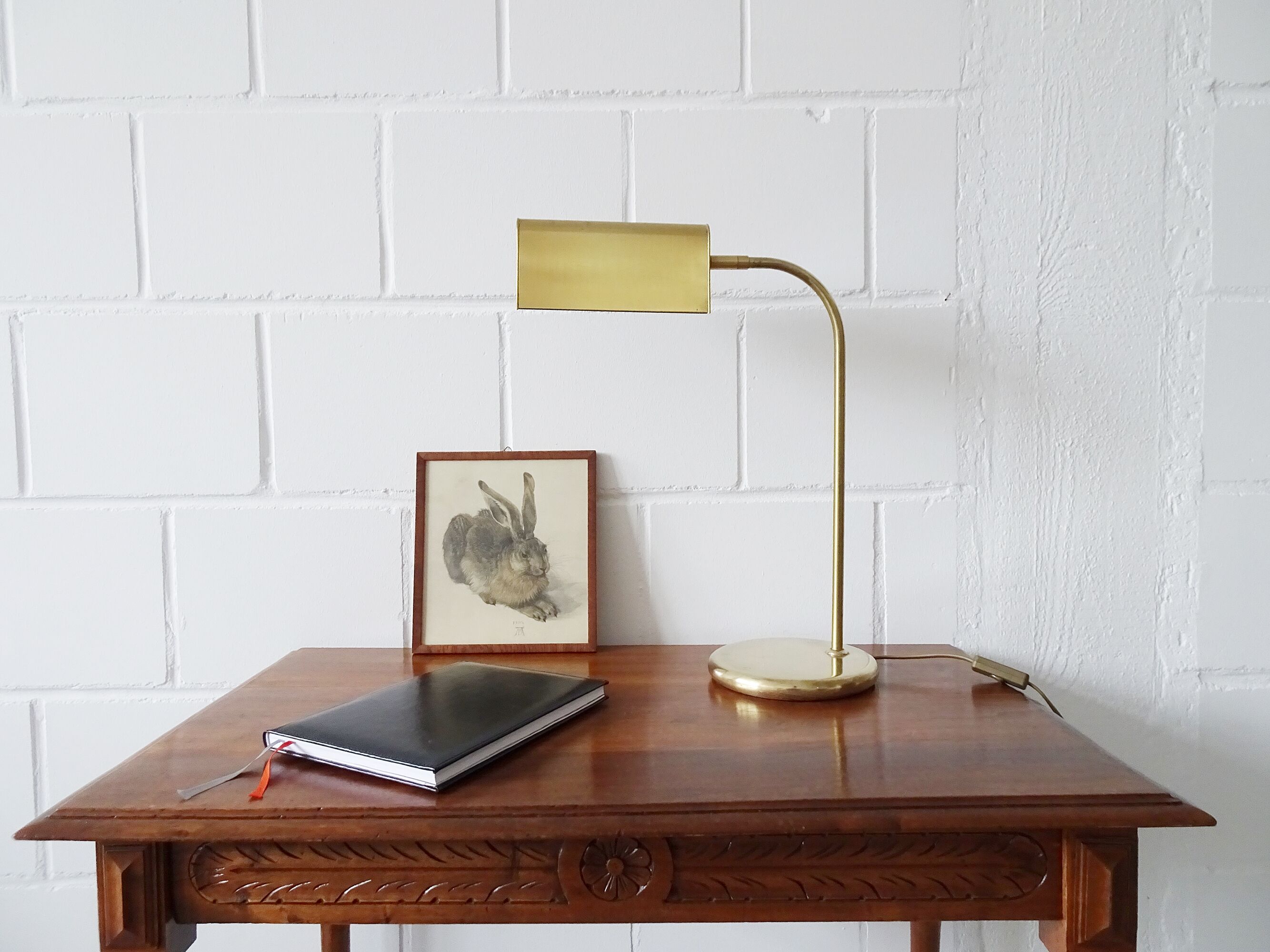 Brass desk lamp from OMI