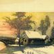 Aquarelle nature morte signé
