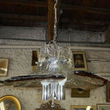 Murano glass plate chandelier from 1960