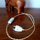 Lampe éléphant verre de Clichy art déco