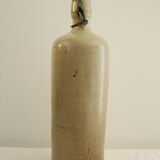 Glazed stoneware bottle - beige